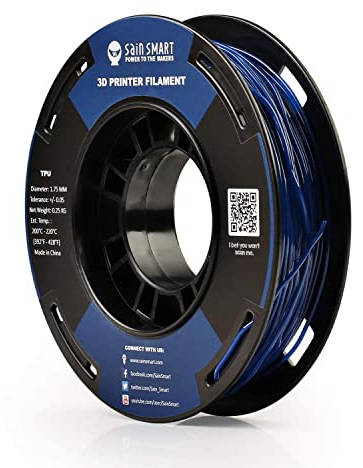 SainSmart flexibles TPU 3D-Druck-Filament, 1,75 mm, 250 g, Maßgenauigkeit +/- 0,05 mm, Galaxy Blue