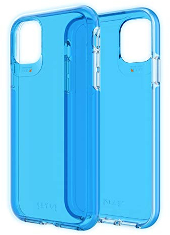 ZAGG GEAR4 Crystal Palace Neon Designed for iPhone 11 Case, Advanced Impact Protection by D3O – Neon Blue
