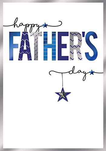 Happy Father's Day Card Hand-finished Embellished Greeting Cards