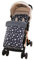 SONARIN Universal Premium Fußsack für Kinderwagen,weicher Deluxe-Thermo-Fleece,Cosy Toes,für Jogger, Buggy(Grau)