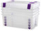 TODO HOGAR - Caja Plástico Almacenaje Grandes Multiusos con Ruedas - Medidas 730 x 405 x 265 - Capacidad de 62 litros (4)