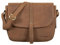STILORD 'Kira' Umhängetasche Frauen Leder Vintage kleine Handtasche zum Ausgehen klassische Abendtasche Partytasche Freizeittasche Echtleder, Farbe:tan - dunkelbraun