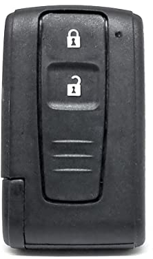 DGTech® Gehäuse mit 2 Tasten, kompatibel mit Toyota-Schlüssel mit Schlüsselrohling für Toyota Prius, Corolla, Verso, Auris, Aygo, Camry