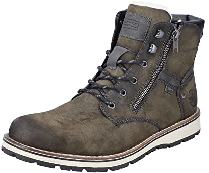 Rieker Herren Stiefel mit Warmfutter in grün