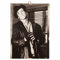 KUSTOM ART Bild im Vintage-Stil Schauspieler Silvester Stallone Rocky mit Hut Druck auf Holz 18 x 25 cm.