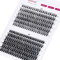 FADVAN Individuel Extension de Cils Cluster Faux Cils Professionnel 30P+40P 0.07C Curl 9-16mm Mixed Naturel en Soie Cils Volume Cluster Russe Individuelle