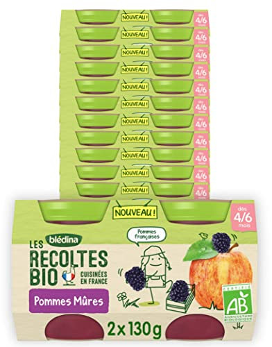 Blédina Pot Pommes Mûres Dès 4/6 mois 2x130g