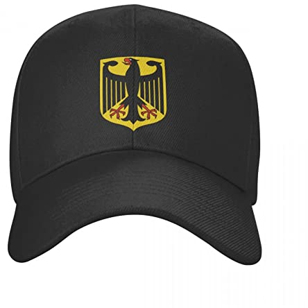 Baseball Cap Hiphop Sonnenhut Wappen Deutschland Baseball Cap Sonnenschutz Damen Herren Verstellbare Deutsche Flagge Adler Papa Hut Federkappen Snapback Verstellbare Geburtstagsgeschenke