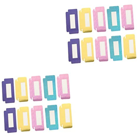 FRCOLOR 40 Stk Nailart-box Make-up Wimpern Wimper Verpackung Fall Halter Für Gefälschte Nagelspitzen Leerer Wimpernbehälter Halter Für Falsche Wimpern Lang Reisen Papier Make-up-box