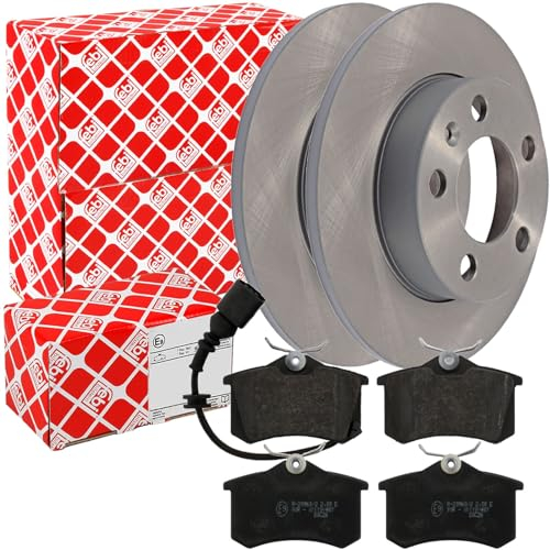 Bremsscheiben + Beläge hinten für Polo 9N + IBIZA 6L + Fabia