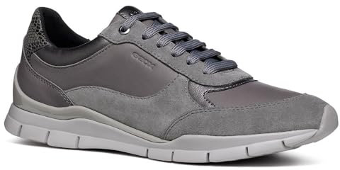Geox D Sukie A, Zapatillas Mujer, Gris Oscuro, 39 EU