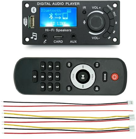 Dewedrt LCD Display MP3 Decoder Bluetooth Modul DIY Produkte Audio Zubehör für Automobil Audioverstärker Platte