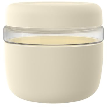 Tronco 24oz Glass Food Storage Containers with Lids - Soup & Stew Food Storage, Fresh Salads and Meal Prep,Leak Proof Seal Tight Glass Lunch Bowl, Microwave and Dishwasher Safe, BPA-Free, GB29S-24C30