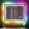 Lvifur Led Badspiegel, 80 × 60 cm LED Spiegel Badezimmer Touch-Schalter einstellbare Farbtemperatur, Doppellicht Beleuchtungs Spiegel Wandspiegel, geeignet für Schlafzimmer Friseur