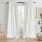 KEQIAOSUOCAI Natürliche Verdunkelungsvorhänge, 274 cm lang, 2 Stoffbahnen, Boho-Farmhaus-Fenstervorhang, Vorhänge für Wohnzimmer, Stangentasche/Hakengürtel, 86,4 x 274,3 cm