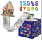 Geldgeschenke Geburtstag Mystery Box Geldgeschenke Verpackung，Geschenkbox Geburtstag überraschungsbox，Geldgeschenk Happy Birthday Tortendeko， Verpackung Für Geldgeschenke(Blau Weiß)