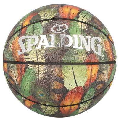 Spalding - Basketball - Größe 7 - Zertifizierter Ball - Komposit - Outdoor - rutschfest - Guter Griff - Offizielles Gewicht und Größe