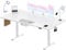 Flamaker Höhenverstellbarer Schreibtisch 180x80 cm,25MM Ganze Tischplatte mit Bürstenloser Motor,Stabiler Ergonomischer Steh Schreibtisch elektrisch höhenverstellbar mit Kabel Management Tray