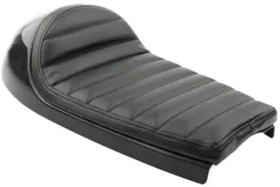 TUHBCX Motorradsitze Sitzbänke Sitz Retro Sitz Pan Basis Vintage Sattel Kissen Vintage Motorrad Sitz Für Triumph Für Bonneville Motorrad Sitzkissen(A)