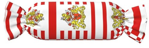 XZDAL Süßigkeiten-Kissen mit Einlage Flagge des Senats von Bremen – Plüsch-Komfort für Heimdekoration