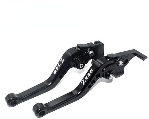 YUEYUEMOTO Pour Z750 Z 750(Not for Z750S Model) 2007-2012 2008 2009 2010 2011 Moto réglable courts frein Leviers d'embrayage accessoires de moto（Noir）
