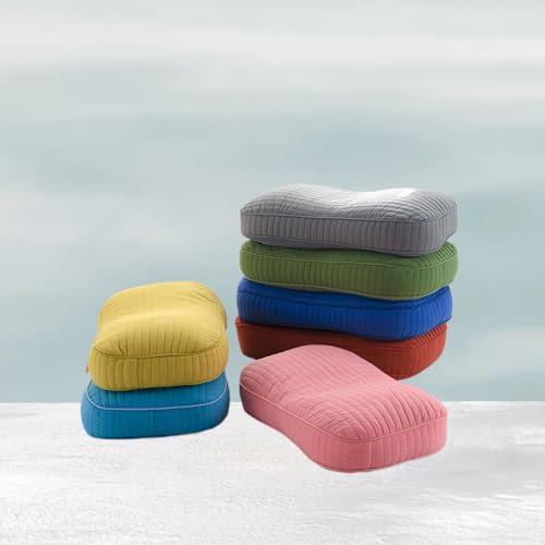 Bio-Buchweizen-Peel-Kissen, Bettkissen, Kissen für Nacken- und Schulterschmerzlinderung, Kissenbezug waschbar