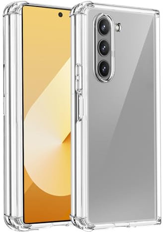 GiiKa für Samsung Galaxy Z Fold 6 Hülle Silikon, Ultra Dünne Handyhülle für Samsung Z Fold 6 Case, Kratzfeste, Soft TPU, Stoßfeste, Ganzkörper Telefonhülle für Galaxy Fold6 Schutzhülle, Transparent