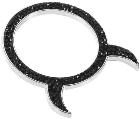 SEWOART Startknopfabdeckung Für Auto Innenausstattung Zündknopfabdeckung Aus Zinklegierung Autozubehör Mit Strasssteinen Rostfrei Und Langlebig