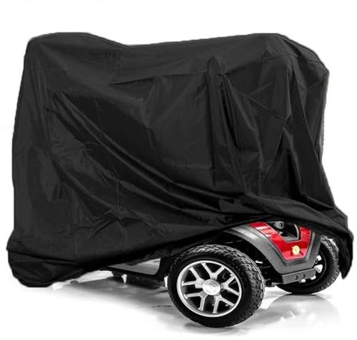 Mobility Scooter Cover, Waterproof Rain Cover for Wheelchair, Outdoor Elektro-Scooter Abdeckung, Schutz vor Staub Regen Sonne (140*66*91cm)