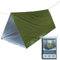 Tienda de campaña de supervivencia, kit de tienda de supervivencia para camping, ligero, resistente al viento, impermeable, equipo de salvamento de vida, saco de dormir de lona, manta térmica para
