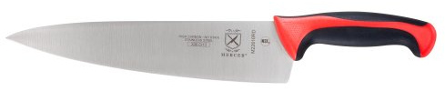 Mercer Culinary Millennia 10-Inch Chef's Knife, Red, Stainless Steel