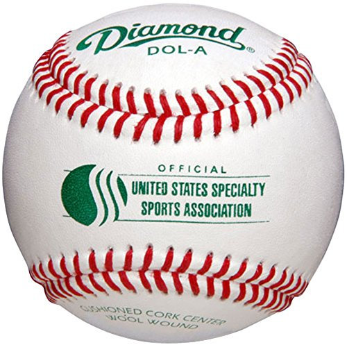 Diamond Usssa Dol-A Leder-Baseballs, Schlagball, 12 Stück