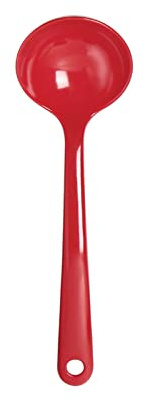 WACA 0255 Schöpfkelle Küchenhelfer Mehrwegartikel, Farbe:rot, Größe:130 ml