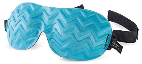 Bucky Ultraleichte Travel & Sleep Chevron-Augenmaske, Blaue Jade, Einheitsgröße