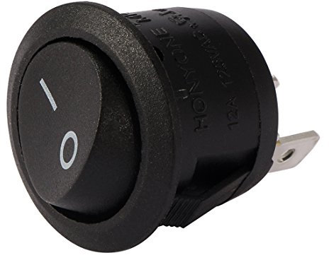 sourcing map 3 Pasadores SPDT 2 Posiciones I/O Botón redondo Palanca ON/OFF Interruptor Basculante AC250V/10A 125V/12A