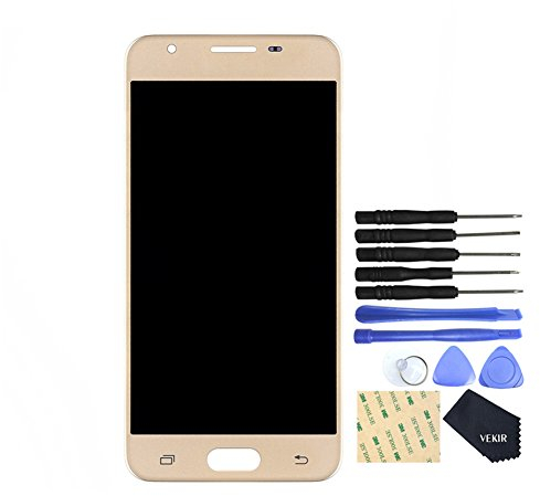 VEKIR Touch Screen Display Digitizer Remplacement de l'écran pour Samsung Galaxy J7 Prime(2016) G610 G610F G610M G610Y (Golden)