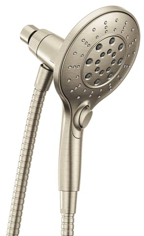 Moen Engage Magnetix Handbrause mit 6 Funktionen, gebürstetes Nickel, 14 cm, mit magnetischem Dockingsystem, 3662EPBN