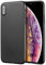 doupi UltraSlim Hülle kompatibel für iPhone XS Max (iPhone 10s Max) 6,5 Zoll, Ultra Dünn Fein Matt Handyhülle Cover Bumper Schutz Schale Hard Case Taschenschutz Design Schutzhülle, schwarz