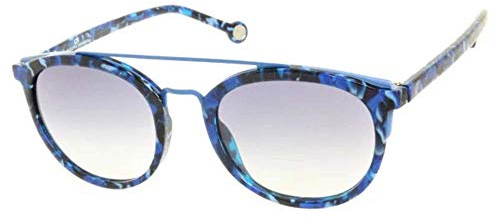 Carolina Herrera Damen SHE74106DQ Sonnenbrille, Blau (Azul), 52