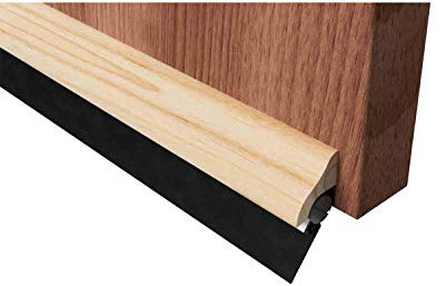 Stormguard Brydale X 914mm Automatic Rubber Door Bottom Sweep Seal – Wood Finish, Draught & Rain Excluder, Seals 15–22 mm Gaps, Face-Fixed, Clean Access, Energy Saving