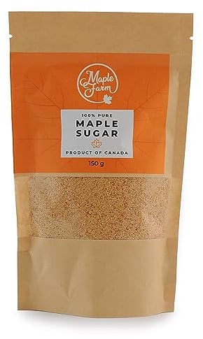 MapleFarm - Zucchero d'acero puro - Maple sugar - Solo da sciroppo d'acero - Peso netto 150g