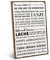 ARTFAVES® Wandbild Holzschild mit Spruch - Für meine TOCHTER - Türschild Retro Vintage Deko Bild Geschenk - Liebe, Mama, Mutter, Kind