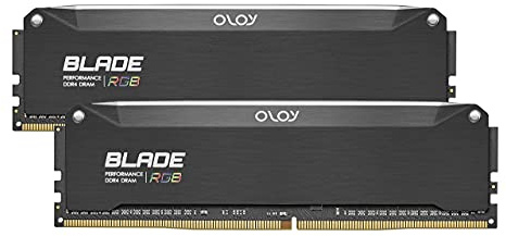 OLOy RAM DDR4 16 Go (2 x 8 Go) Blade Aura Sync RGB 3200 MHz CL16 1,35 V 288 broches UDIMM (MD4U0832162BRKDE)