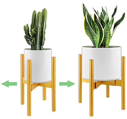 Teleskop-Blumenständer Pflanzenständer Innenhalter Pflanzgefäß Pflanzen Gold Pflanzenständer Pflanzenständer Pflanzenregal Pflanzenregal Innen Verstellbarer