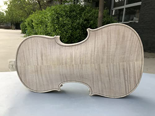 4/4 Violine unlackiert Weiß Violine Körper Flamme Ahorn Fichte Advance Handgemachte DIY Violine