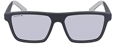 Lacoste Men's Sunglasses L998S - Matte Grey with Solid Grey Silver Lens