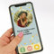 Je personnalise mon IPhone téléphone en chocolat avec mon texte et ma photo - Tablette en chocolat personnalisée cadeau noel Pâques Anniversaire Saint valentin - Chocolat personnalisable