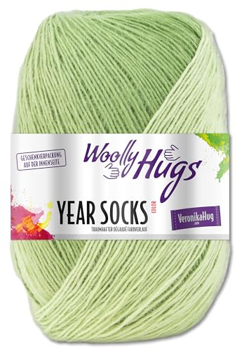 Frida's Wollhaus Woolly Hugs 100 g Year Socks Sockenwolle Sockengarn Farbverlauf 17 Farben (05 | Mai)