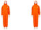 3M 4515 Schutzanzug, Typ 5/6, Größe S, Orange (Packung mit 2)