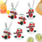 Uten Christmas Cutlery Bags, Knives and Forks Bag Decorative, Snowman Costume Cutlery Bag, Christmas Decoration, 6PCS